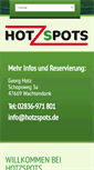 Mobile Screenshot of hotzspots.de