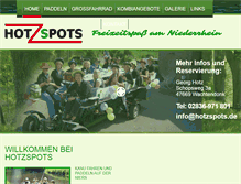 Tablet Screenshot of hotzspots.de